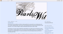 Desktop Screenshot of pearlsofwit.com